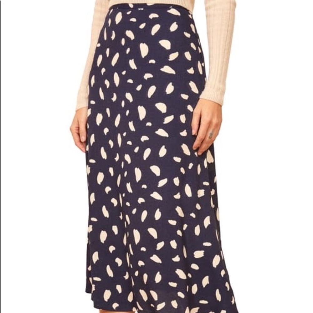 Reformation Bea Skirt in Splatter Size 2